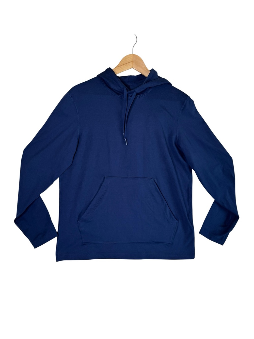 Lululemon Soft Jersey Pullover Hoodie Navy Blue Men's Size Small